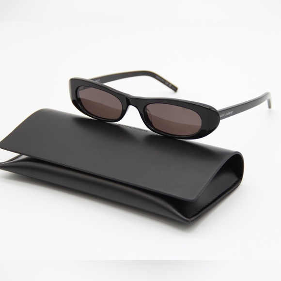 NEW SAINT LAURENT SL557 SHADE 001 BLACK SUNGLASSES SAINT LAURENT SHADE SL 557 main image 7